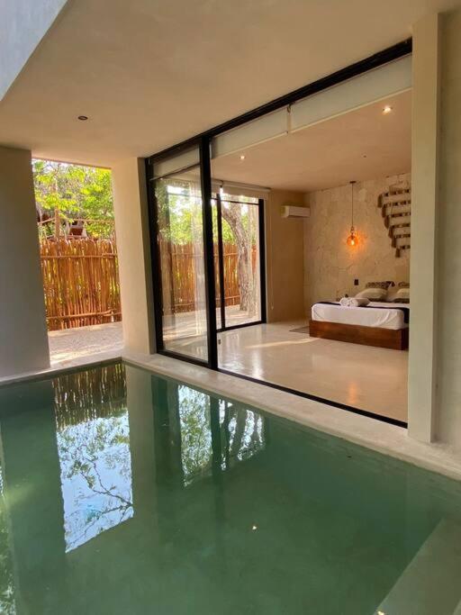 Apartment With Private Pool Tulum Chemuyil Bagian luar foto