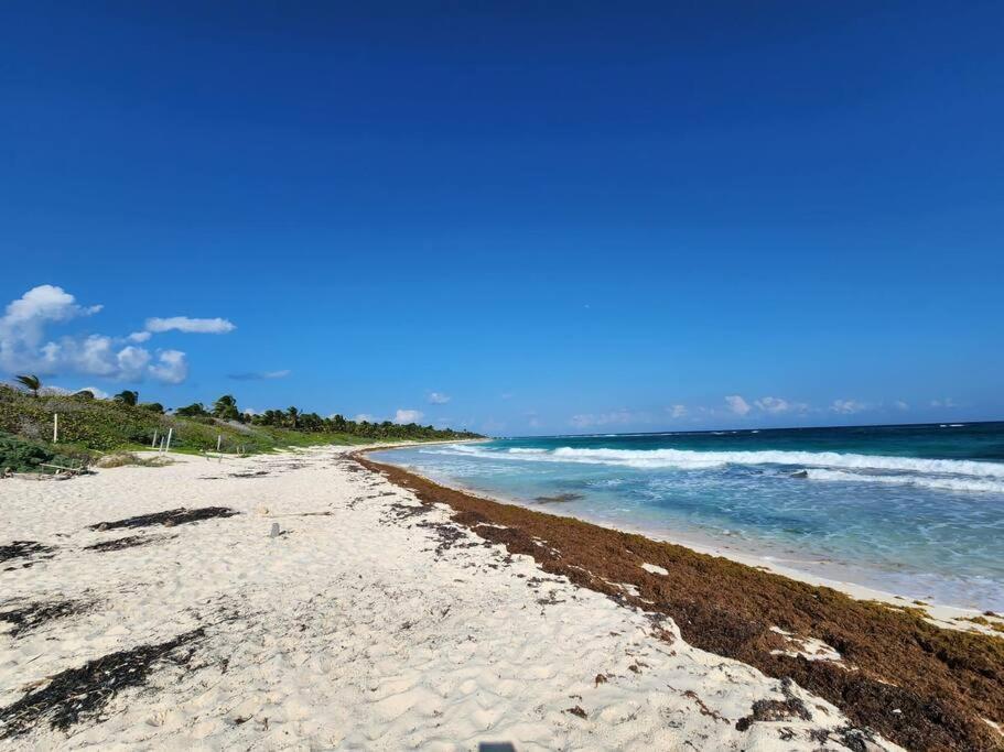 Apartment With Private Pool Tulum Chemuyil Bagian luar foto