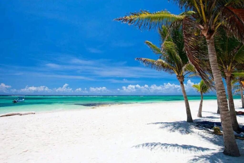 Apartment With Private Pool Tulum Chemuyil Bagian luar foto