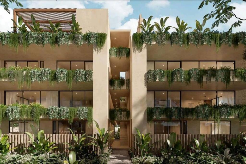 Apartment With Private Pool Tulum Chemuyil Bagian luar foto