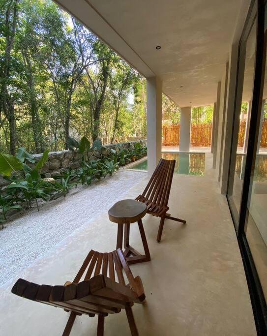 Apartment With Private Pool Tulum Chemuyil Bagian luar foto